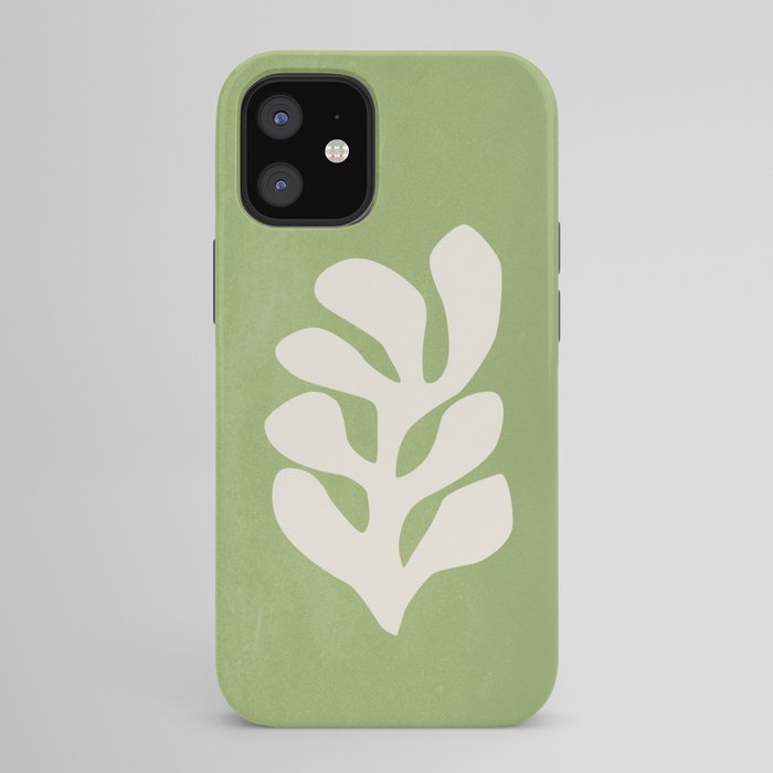 Forest Green Leaf: Matisse Paper Cutouts V iPhone Case Gallery Image 42
