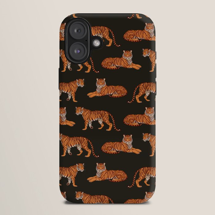 Tigers - Charcoal Black iPhone Case Gallery Image 10