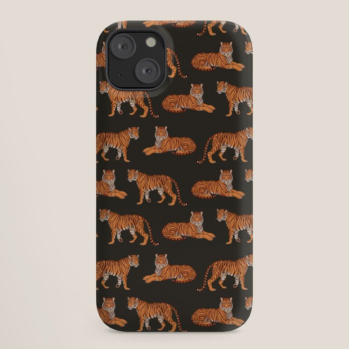Tigers - Charcoal Black iPhone Case Gallery Image 18