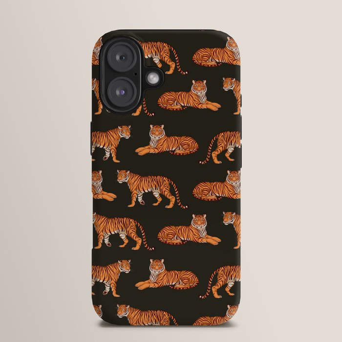 Tigers - Charcoal Black iPhone Case Gallery Image 13