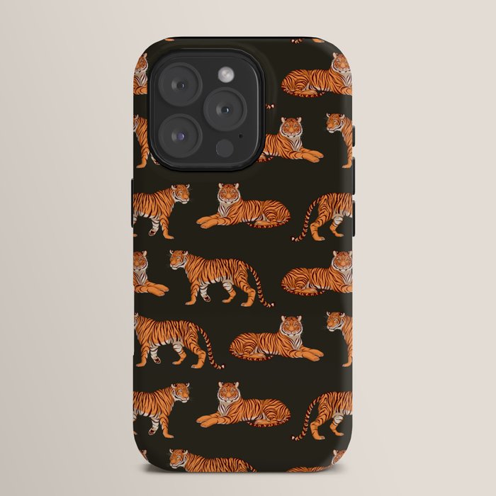 Tigers - Charcoal Black iPhone Case Gallery Image 15
