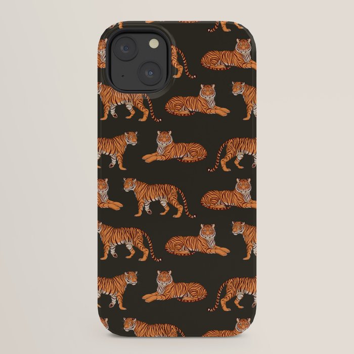 Tigers - Charcoal Black iPhone Case Gallery Image 22