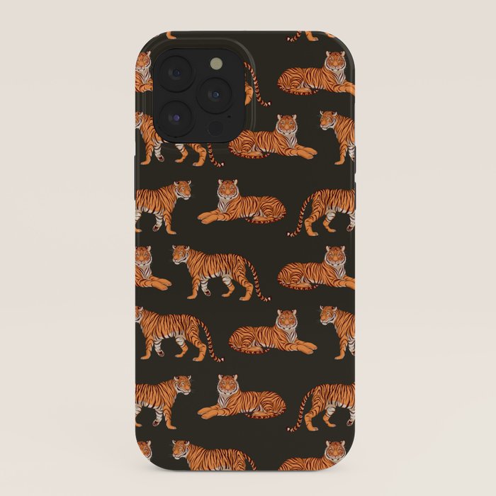 Tigers - Charcoal Black iPhone Case Gallery Image 40