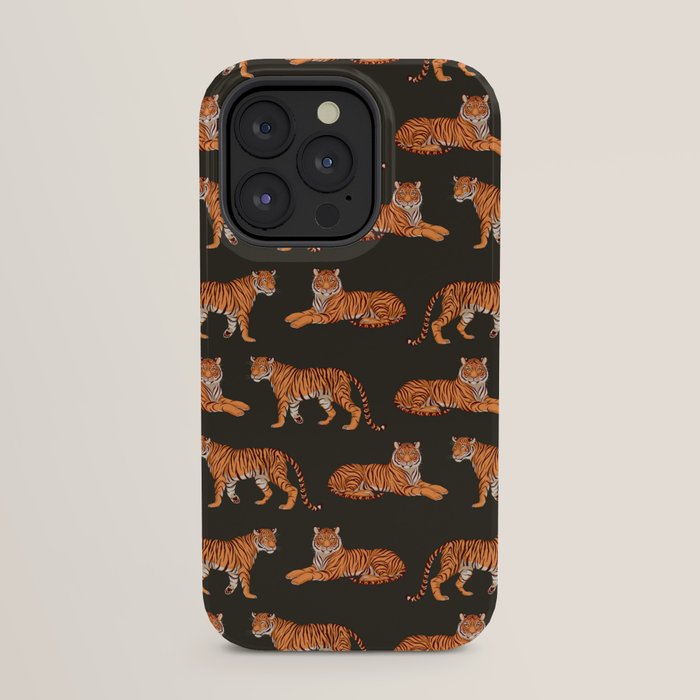 Tigers - Charcoal Black iPhone Case Gallery Image 31