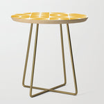 Mid Century Modern Geometric 04 Yellow Side Table Gallery Image 1