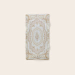 Antique French Aubusson Vintage Rose Floral Bath Towel Gallery Image 1