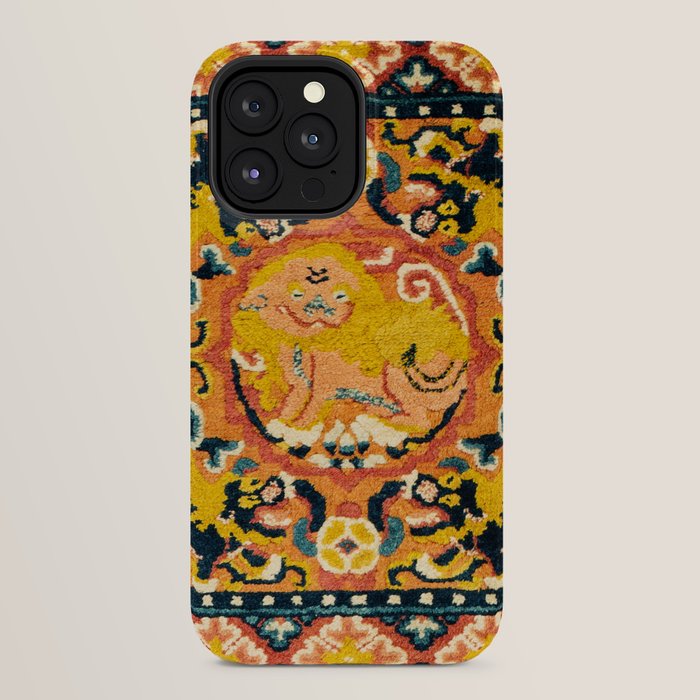 Shigatse Khagangma Antique Tibetan Seat Mat Print iPhone Case Gallery Image 32