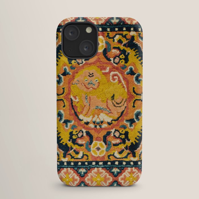 Shigatse Khagangma Antique Tibetan Seat Mat Print iPhone Case Gallery Image 17