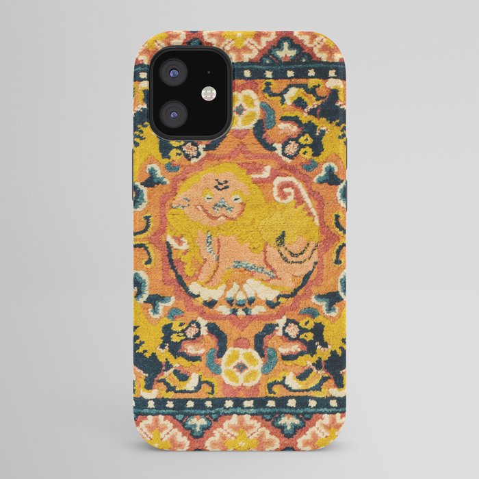 Shigatse Khagangma Antique Tibetan Seat Mat Print iPhone Case Gallery Image 42