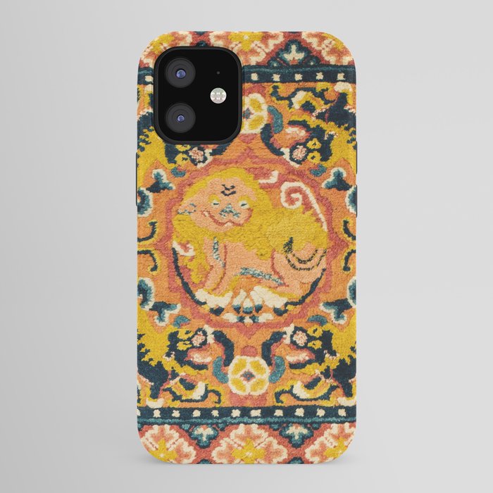Shigatse Khagangma Antique Tibetan Seat Mat Print iPhone Case Gallery Image 41