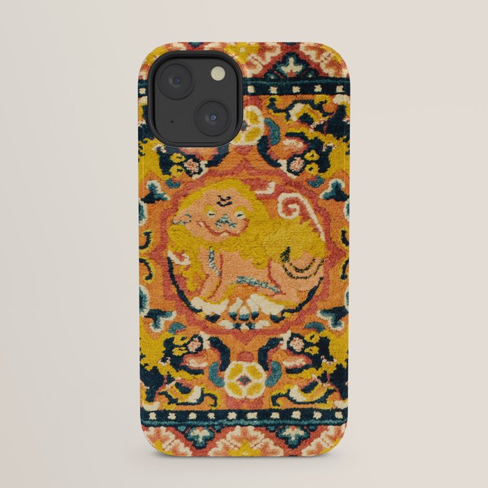 Shigatse Khagangma Antique Tibetan Seat Mat Print iPhone Case Gallery Image 21
