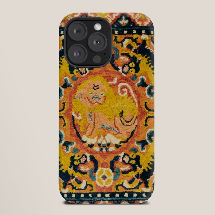 Shigatse Khagangma Antique Tibetan Seat Mat Print iPhone Case Gallery Image 20