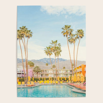 Palm Springs Motel Pool Poster Gallery Image 4