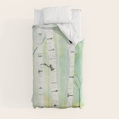 Birch Trees 2 Duvet Cover Gallery Image 9