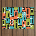 Mid Century Modern Atomic Sparkles 244 Outdoor Rug Gallery Image 1