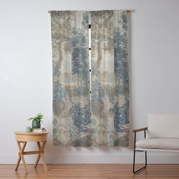 Antique 18th Century Flemish Verdure Tapestry Window Curtain Gallery Image 13