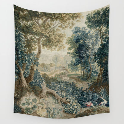 Antique 18th Century Flemish Verdure Tapestry Wall Tapestry Gallery Image 4
