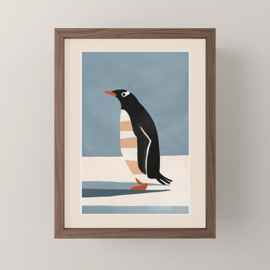 Penguin on Ice Mini Art Print Gallery Image 2