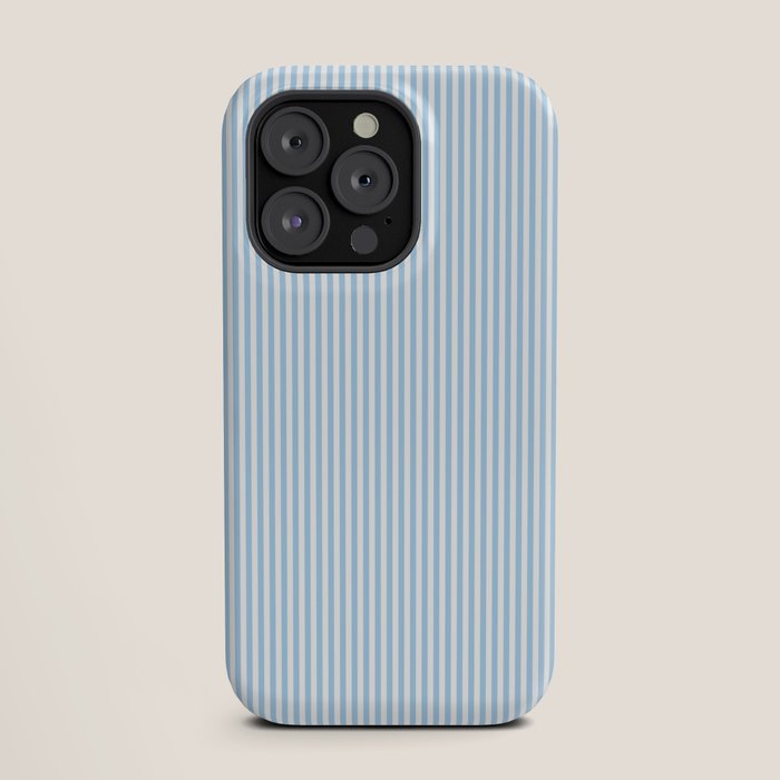 Chambray Blue Seersucker Stripe iPhone Case Gallery Image 19