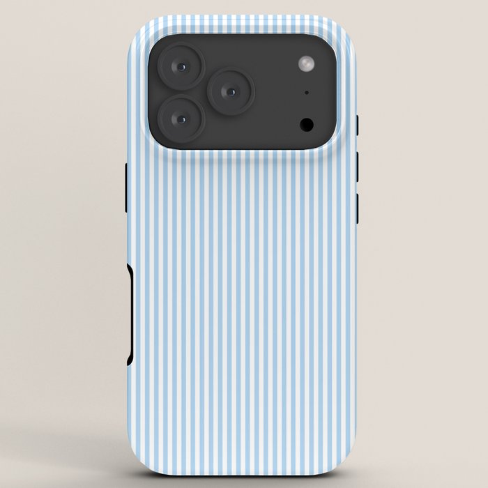 Chambray Blue Seersucker Stripe iPhone Case Gallery Image 7