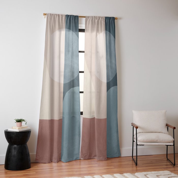 Abstract Geometric 20 Window Curtain Gallery Image 10