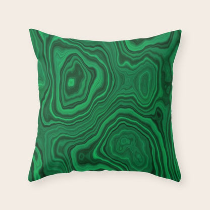 Malachite Throw Pillow Gallery Image 3