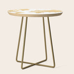 Gold world map with cities Side Table Gallery Image 1