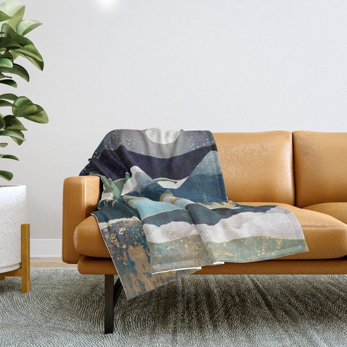 Star Lake Throw Blanket Gallery Image 1