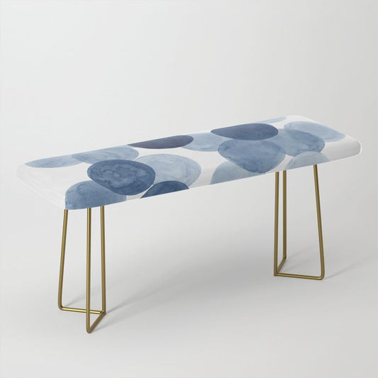 Indigo Ombre Circles Bench Gallery Image 2