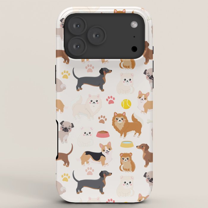 Cute Dog Pattern iPhone Case Gallery Image 8