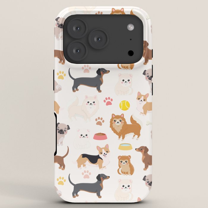 Cute Dog Pattern iPhone Case Gallery Image 7