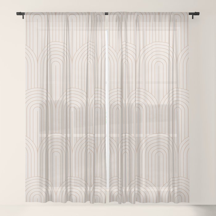 Art Deco Arch Pattern XIV Window Curtain Gallery Image 21