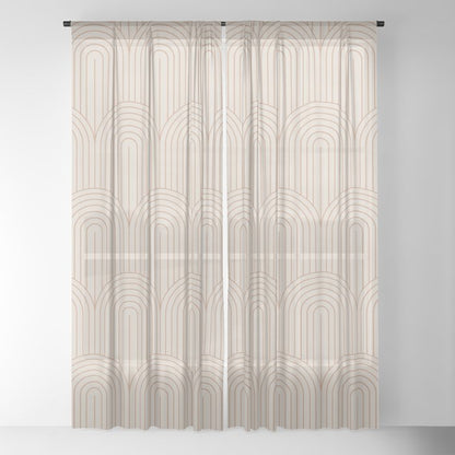 Art Deco Arch Pattern XIV Window Curtain Gallery Image 22