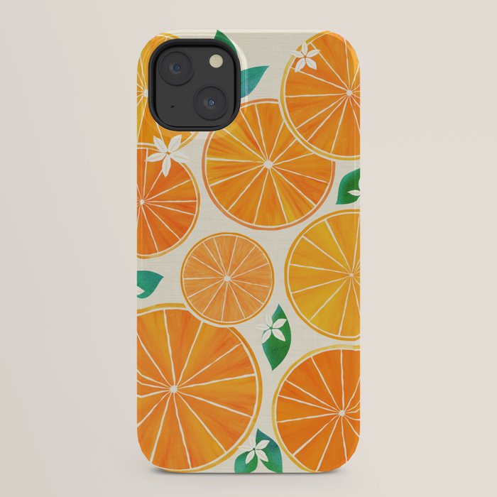 Orange Slices With Blossoms iPhone Case Gallery Image 22