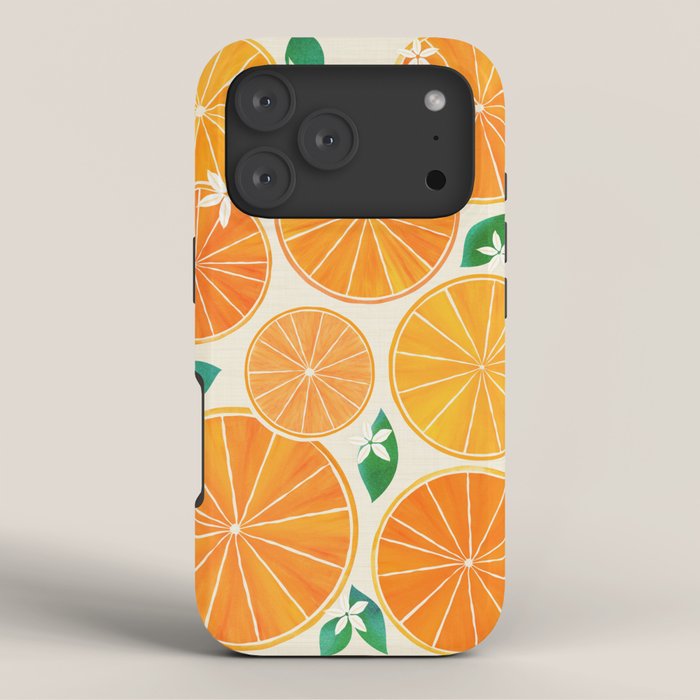 Orange Slices With Blossoms iPhone Case Gallery Image 3