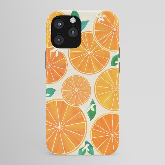 Orange Slices With Blossoms iPhone Case Gallery Image 43