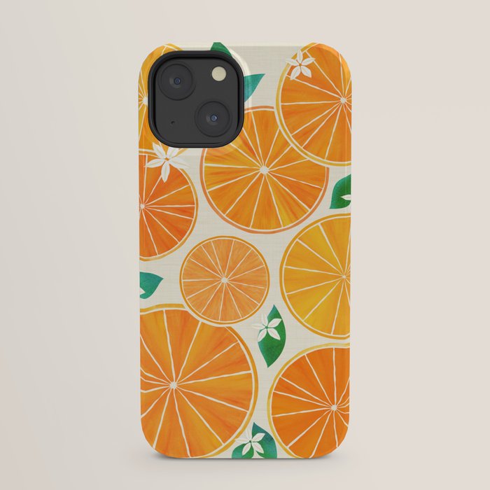 Orange Slices With Blossoms iPhone Case Gallery Image 21