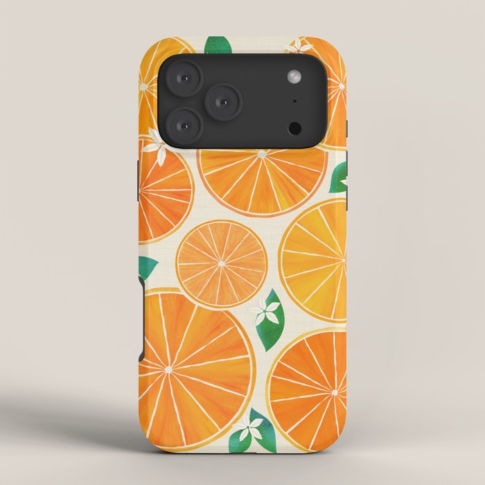 Orange Slices With Blossoms iPhone Case Gallery Image 4