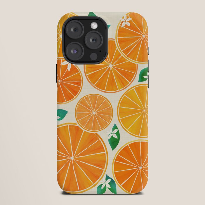 Orange Slices With Blossoms iPhone Case Gallery Image 12