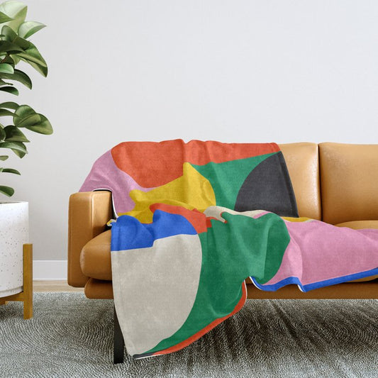 BAUHAUS 03: Exhibition 1923 | Mid Century Series Throw Blanket Gallery Image 2