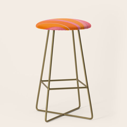 Sunshine Stripe Floral Stool Gallery Image 2