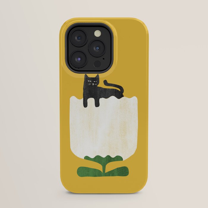 Still life with cat and flower iPhone Case Gallery Image 31