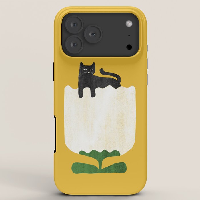 Still life with cat and flower iPhone Case Gallery Image 8