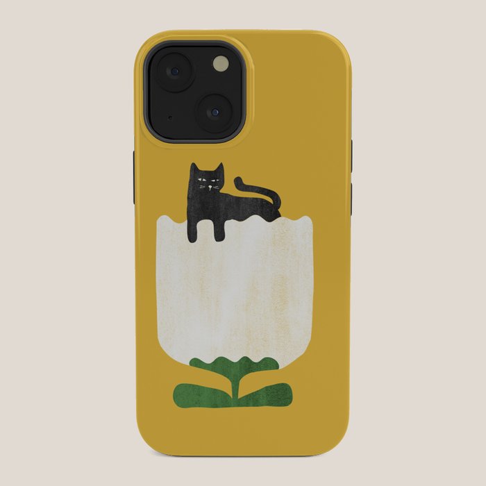 Still life with cat and flower iPhone Case Gallery Image 34