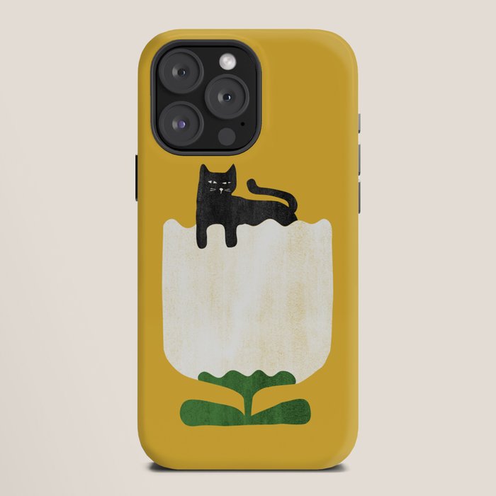 Still life with cat and flower iPhone Case Gallery Image 12