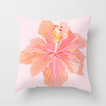 Hibiscus Flower Throw Pillow Gallery Image 1