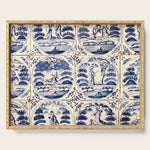 Dutch Delft Blue Tiles Serving Tray Gallery Image 1