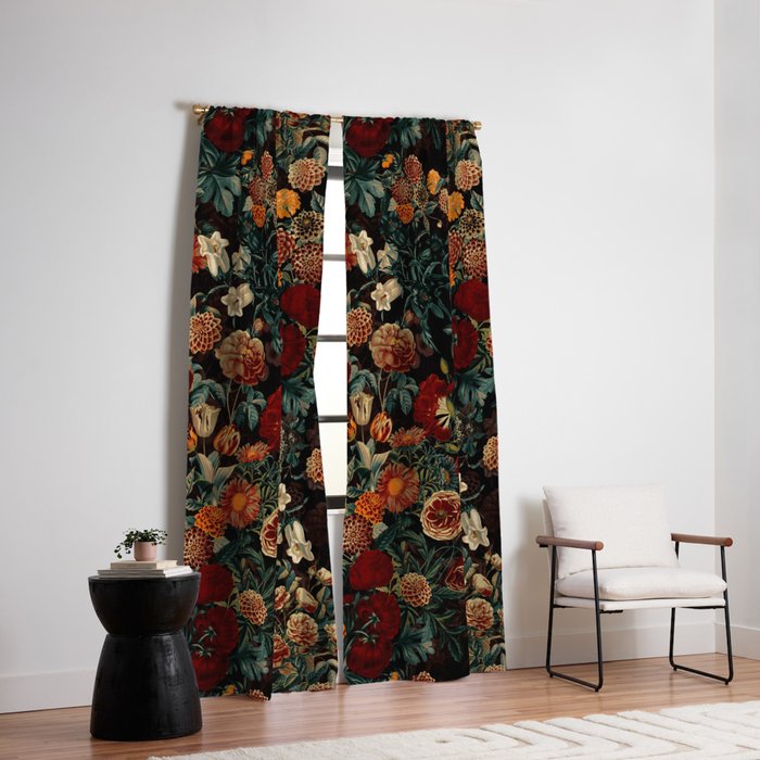 EXOTIC GARDEN - NIGHT XXI Window Curtain Gallery Image 2