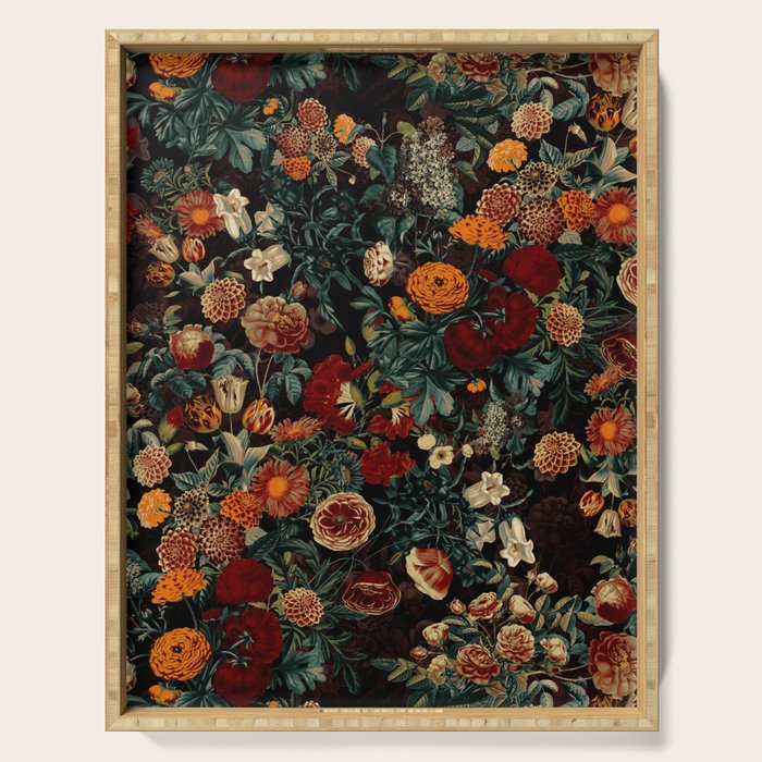 EXOTIC GARDEN - NIGHT XXI Serving Tray Gallery Image 1