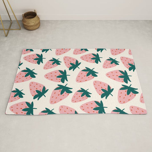 Cute Strawberry Rug Gallery Image 2